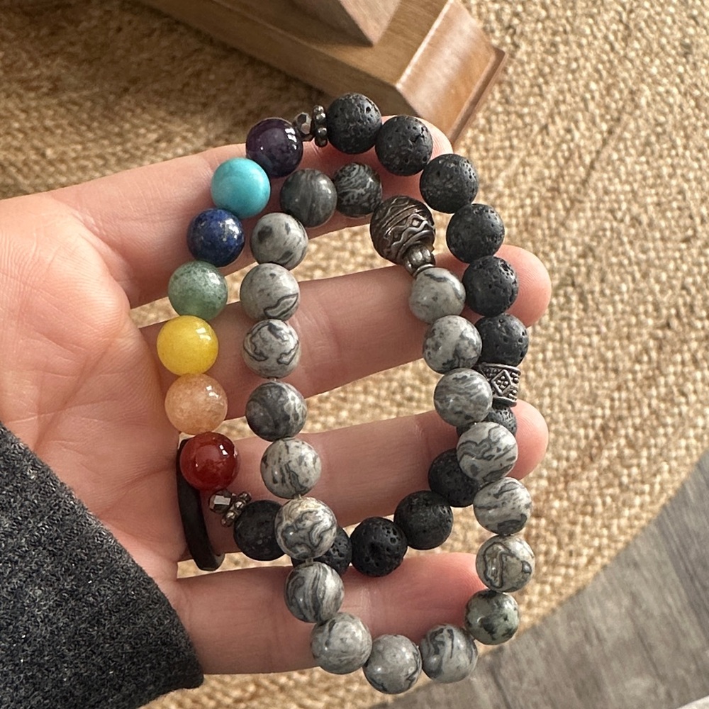 Multicolor Beaded Bracelet Set